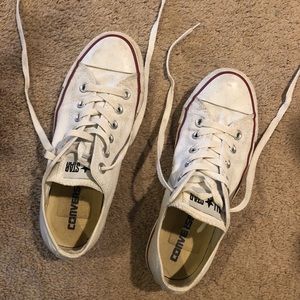 White Converse Allstars